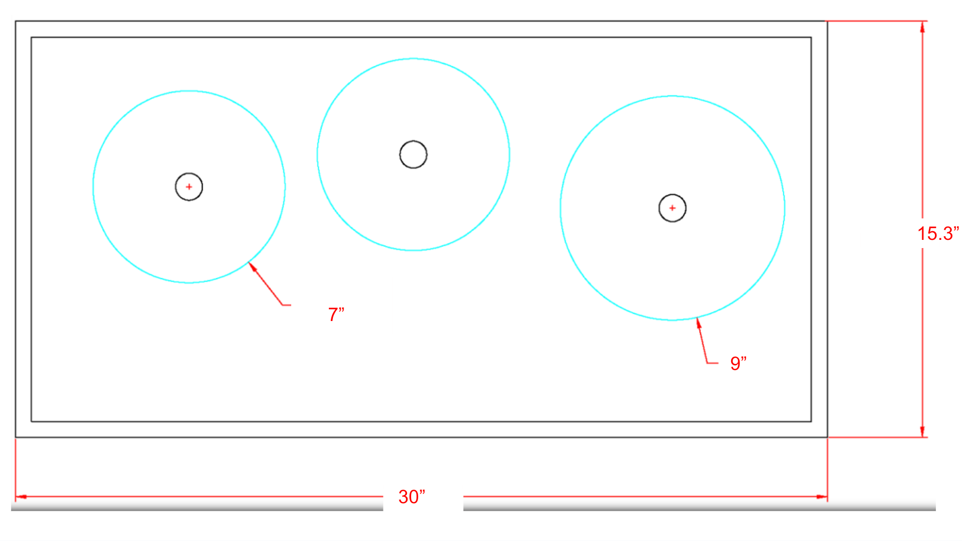 Invisacook 3 Burner Induction Cooktop – Invisible, Flush-Mount (220V)