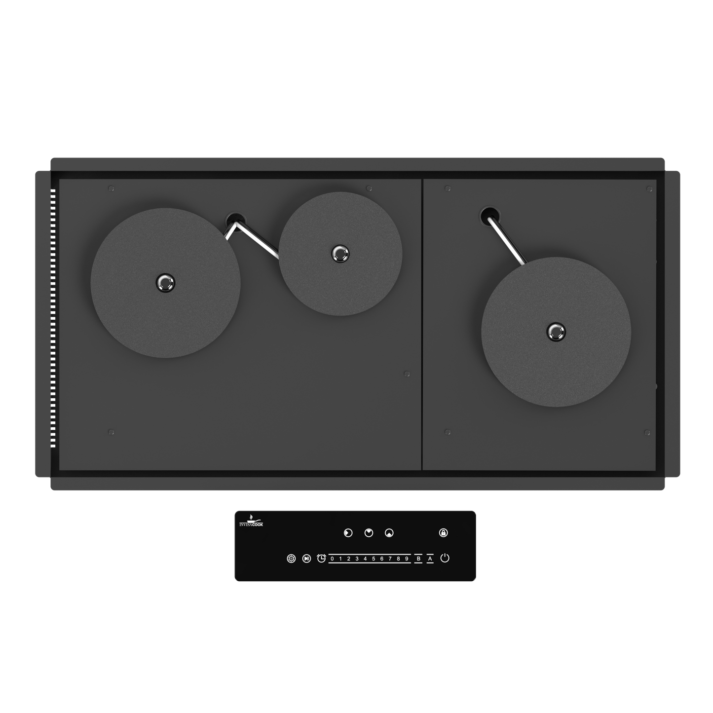 Invisacook 3 Burner Induction Cooktop – Invisible, Flush-Mount (220V)