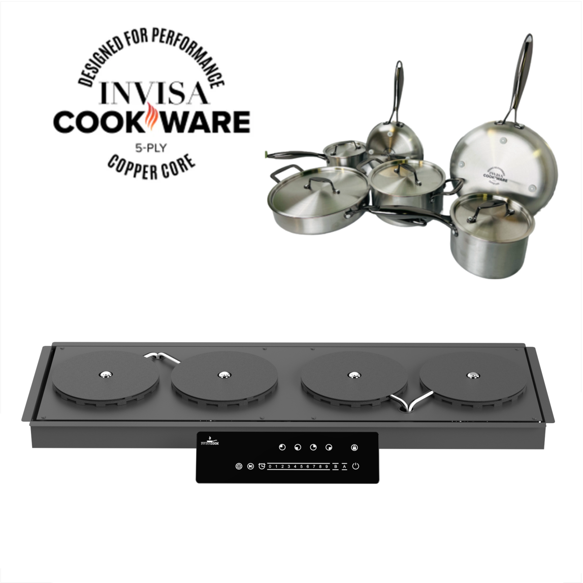 Invisacook 4 Burner - galley - 220 V