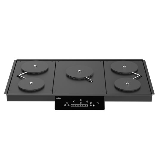 Invisacook 5 Burner 220V – Flush-Mount Invisible Induction Cooktop