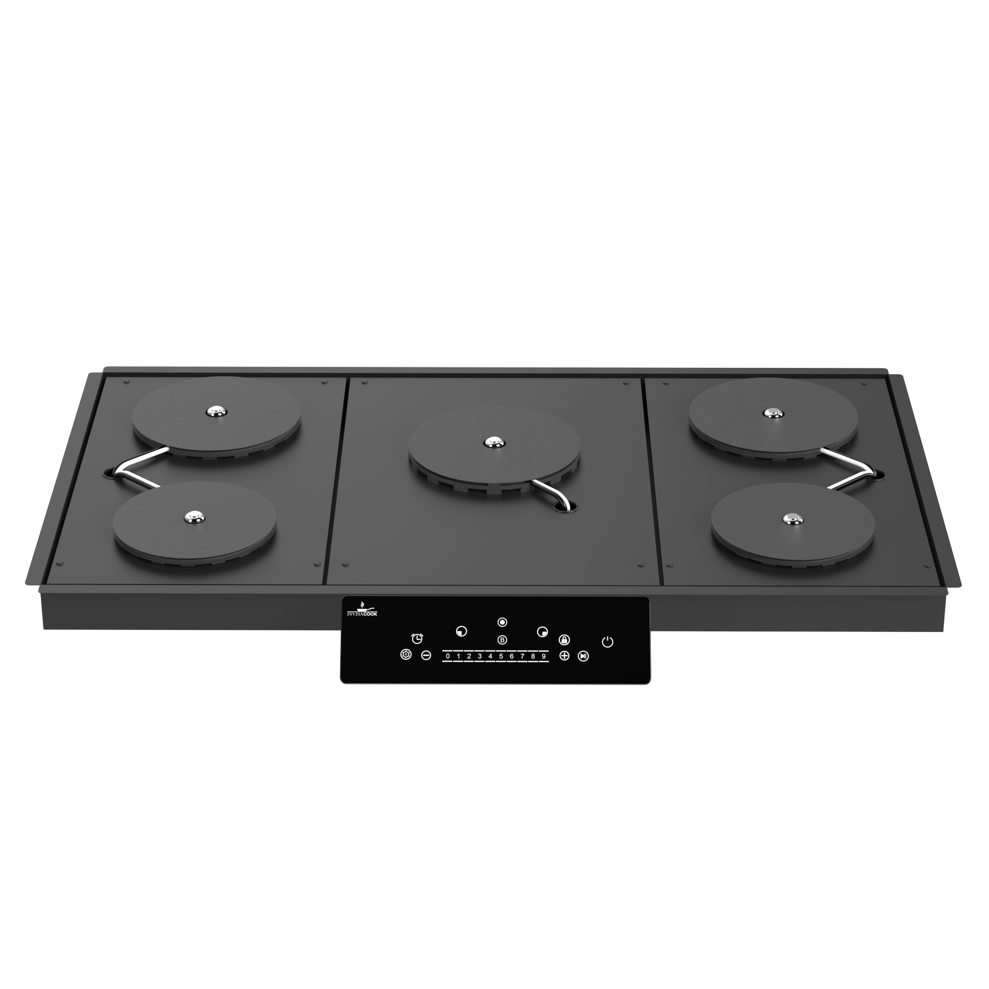Invisacook 5 Burner 220V – Flush-Mount Invisible Induction Cooktop
