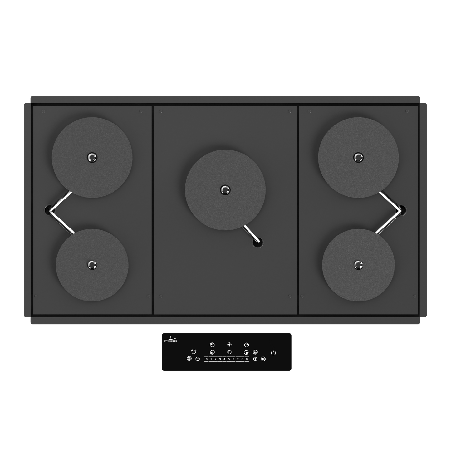 Invisacook 5 Burner 220V – Flush-Mount Invisible Induction Cooktop