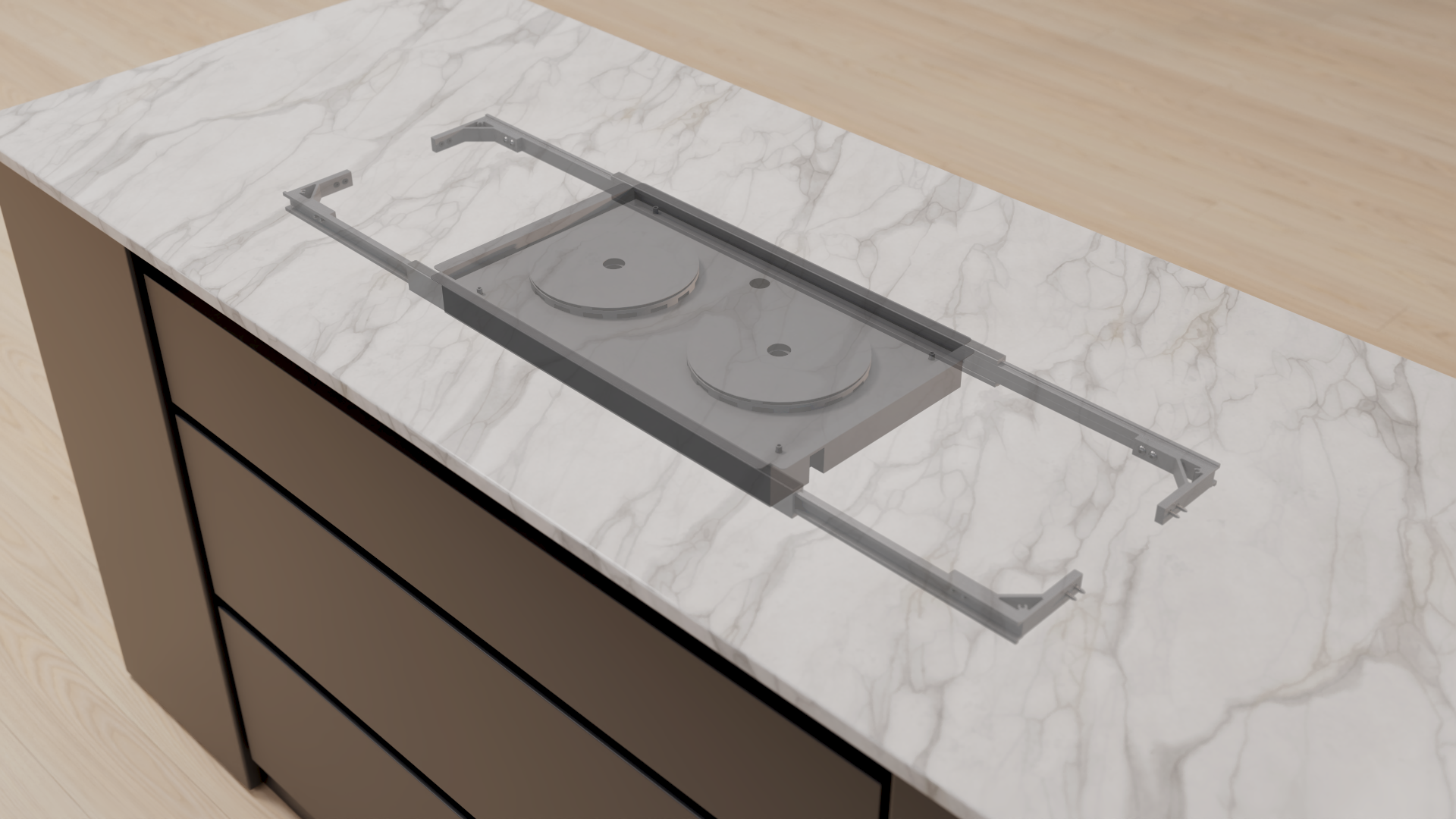 Invisacook 2 Burner Induction Cooktop – Flush-Mount (110V or 220V)