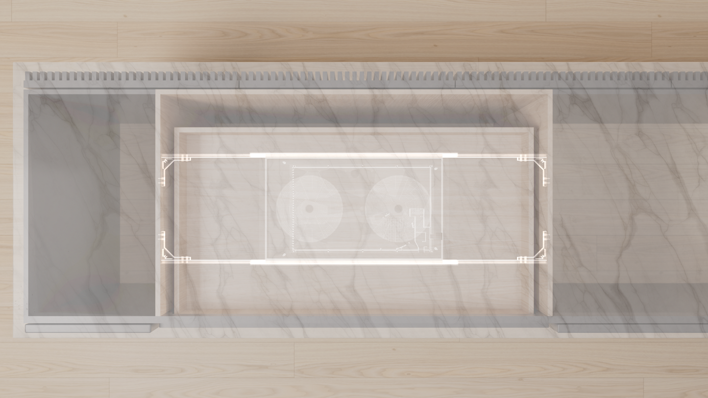 Invisacook 2 Burner Induction Cooktop – Flush-Mount (110V or 220V)