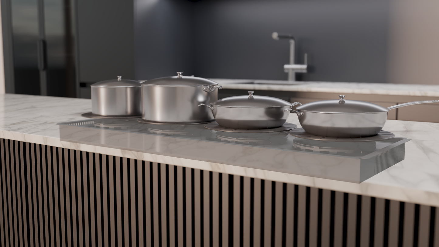 Invisacook 4 Burner - galley - 220 V