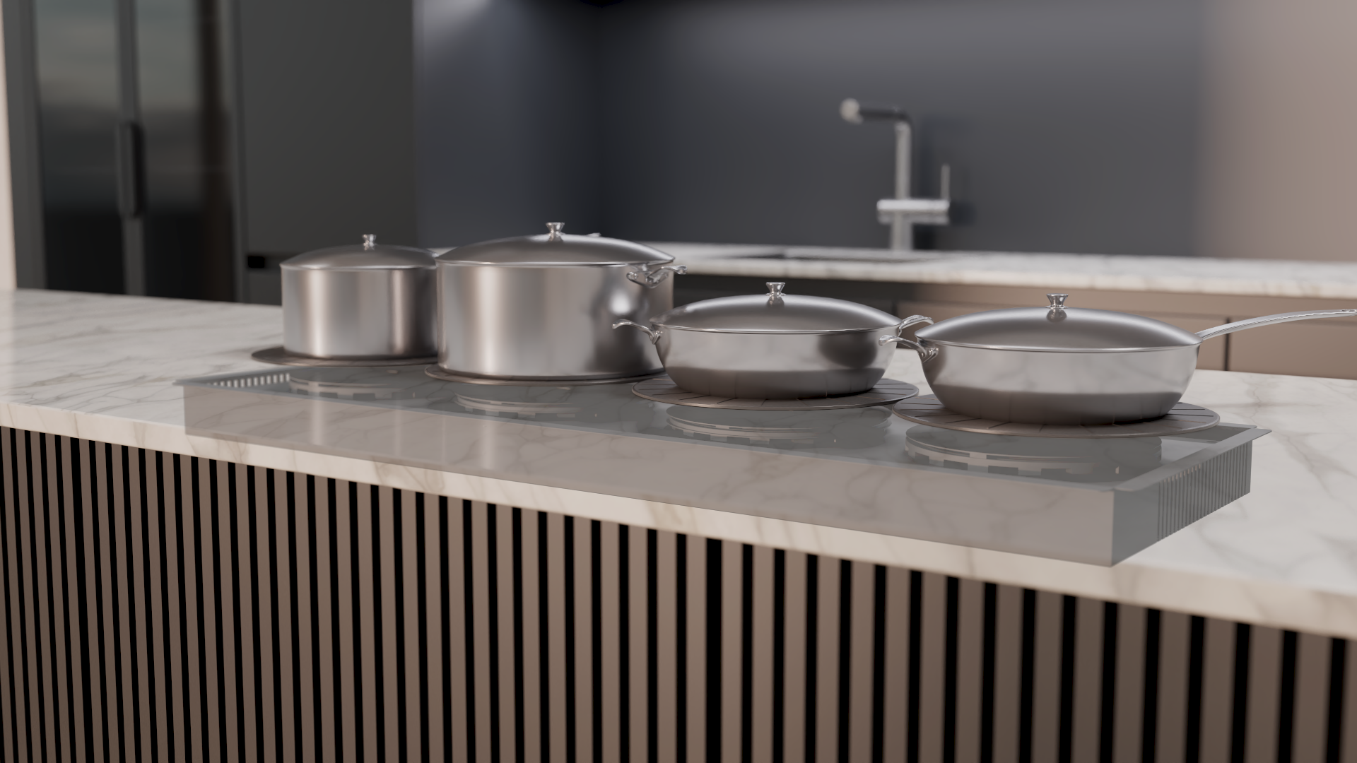 Invisacook 4 Burner - galley - 220 V