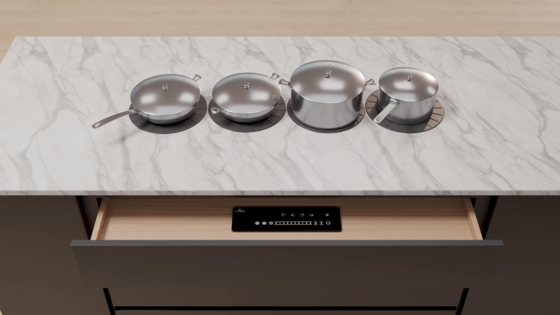 Invisacook 4 Burner - galley - 220 V