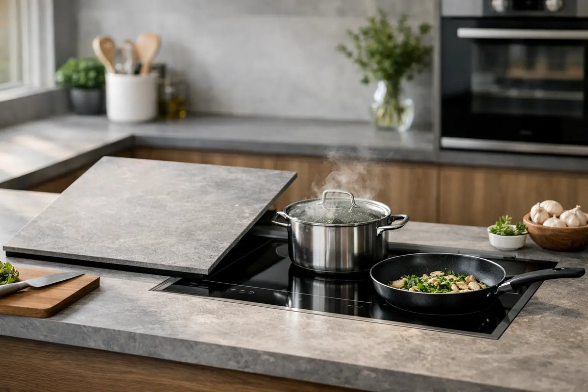 Best Materials for Hidden Cooking Surfaces