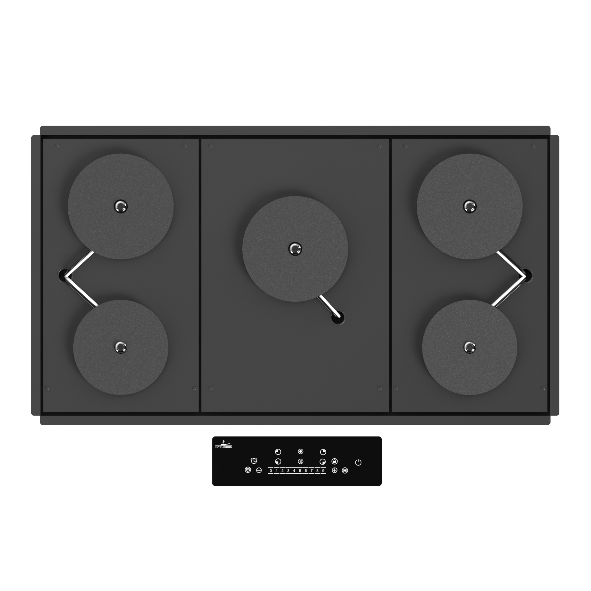 Invisacook 5 Burner 220V – Flush-Mount Invisible Induction Cooktop