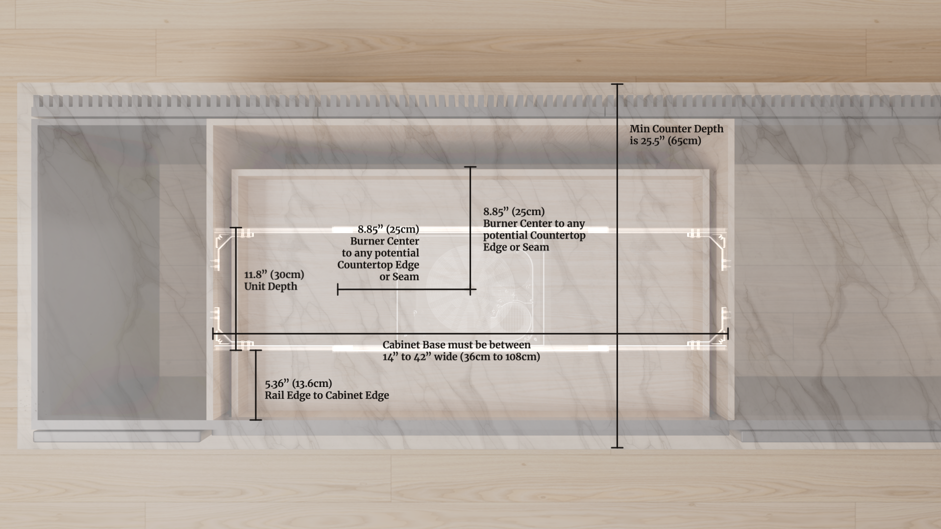 Invisacook 1 Burner 110V or 220V