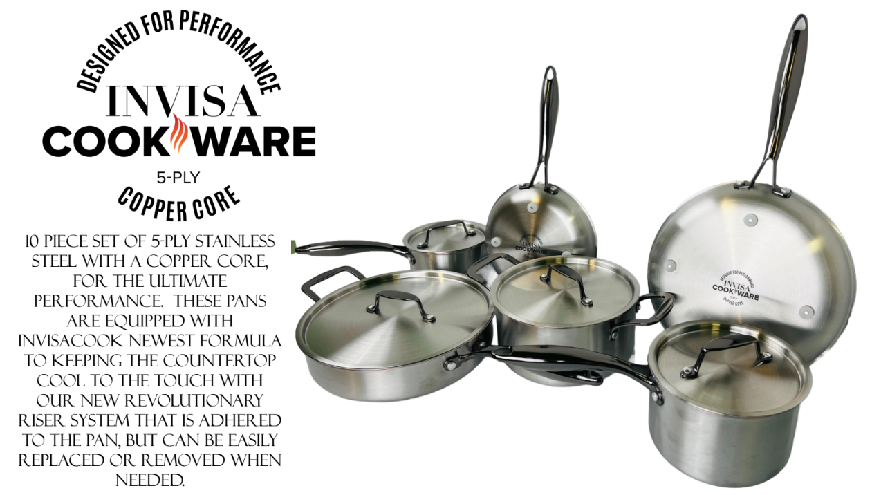 InvisaCookware 10 piece