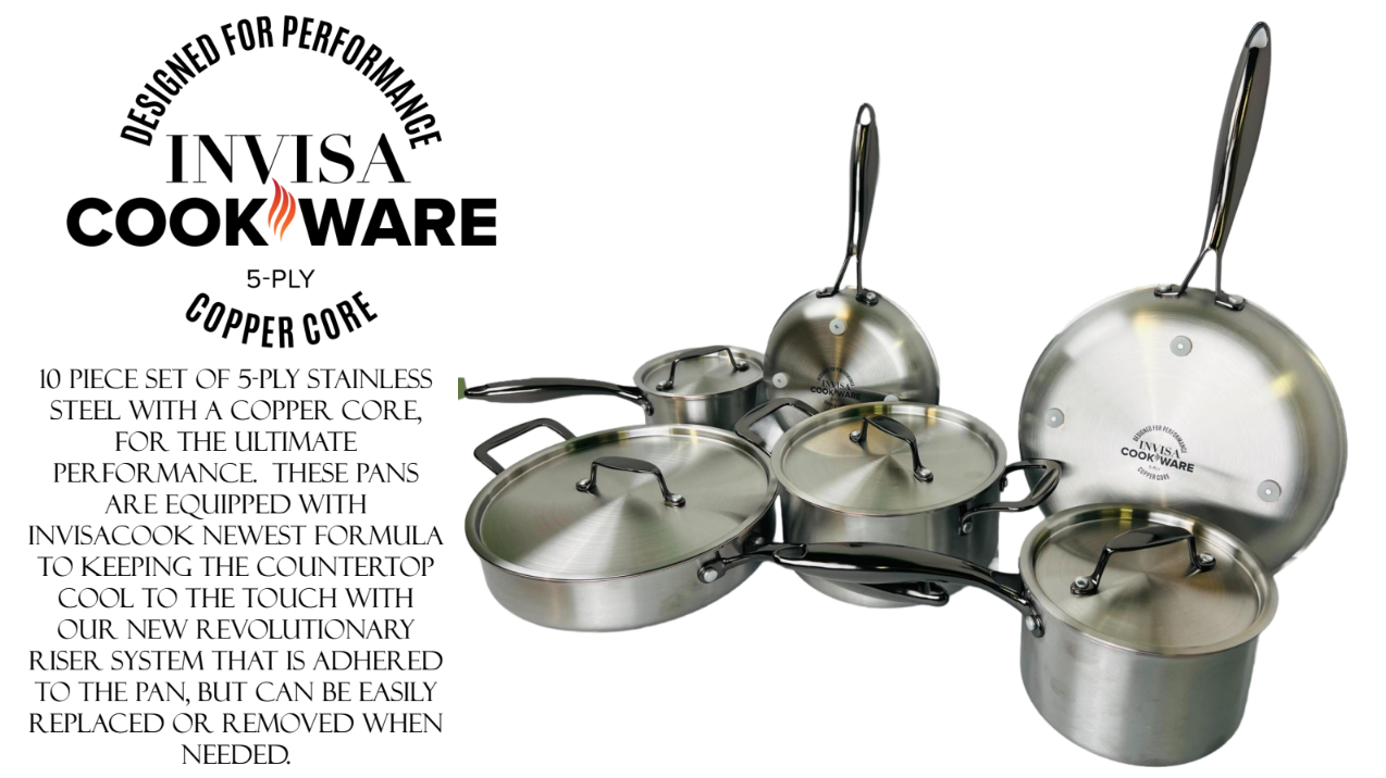 10-Piece Cookware Set10-Piece in 2023  Cookware set stainless steel, Cookware  set, Stainless steel cookware